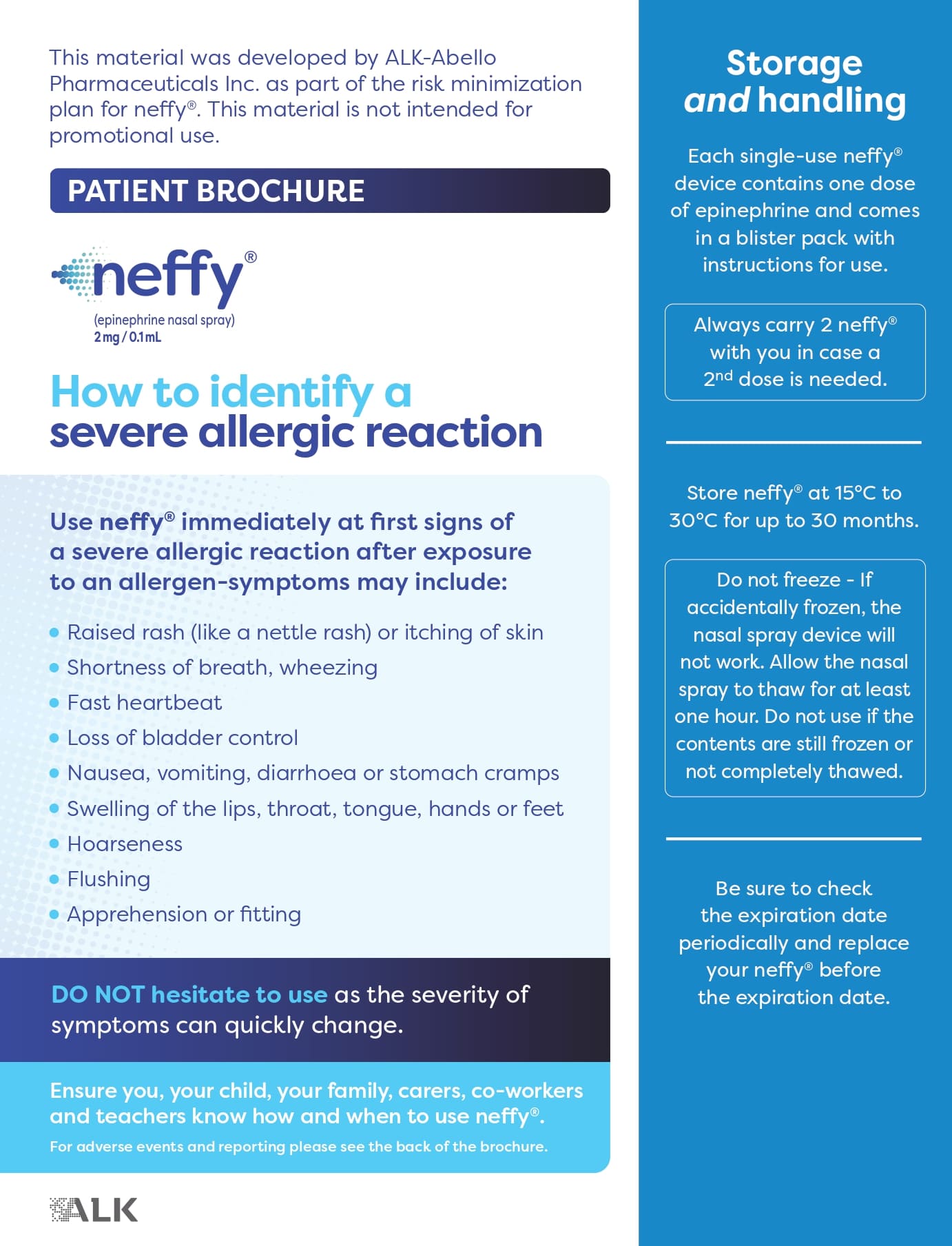 neffy patient brochure