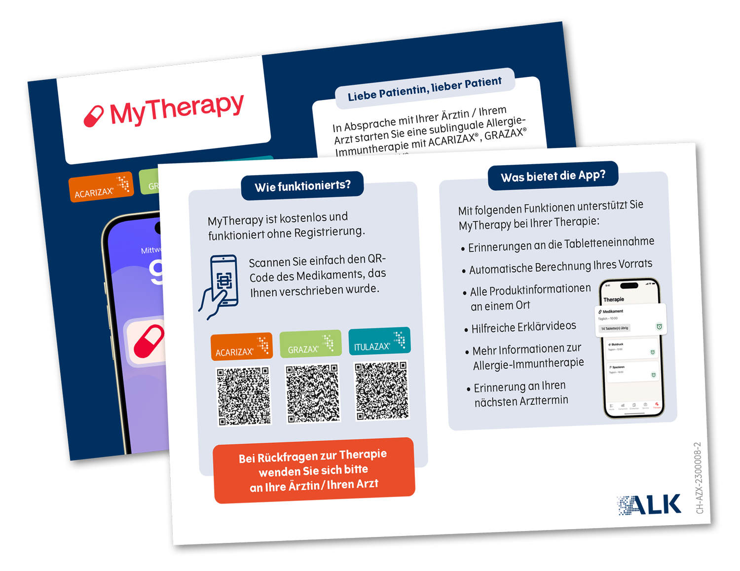 myTherapy Abgabekarte