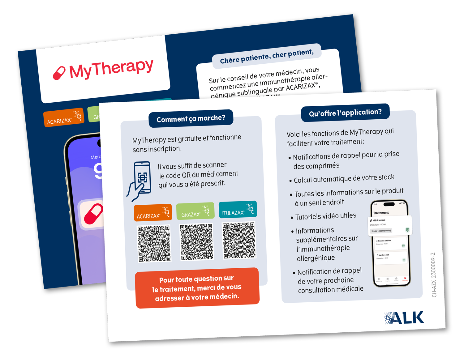 myTherapy Abgabekarte