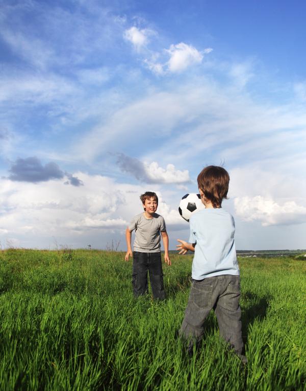 Kids Playing Football